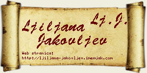 Ljiljana Jakovljev vizit kartica